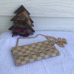 Authentic Louis Vuitton Damier Azur Wallet